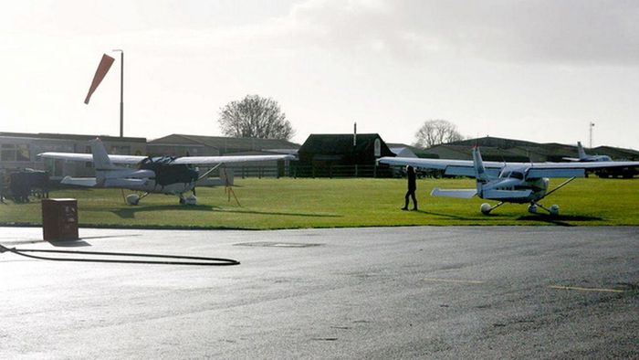 Fire at Dunkeswell