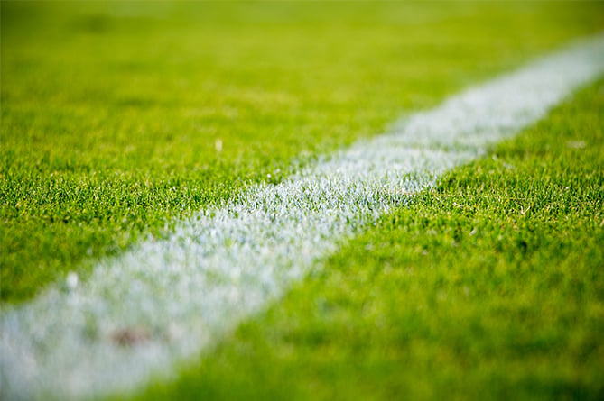 Football Pitch Stock Photo