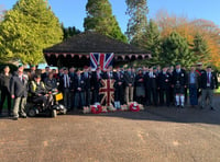 Over 50 Veterans attended Rockwell Green Remembrance service