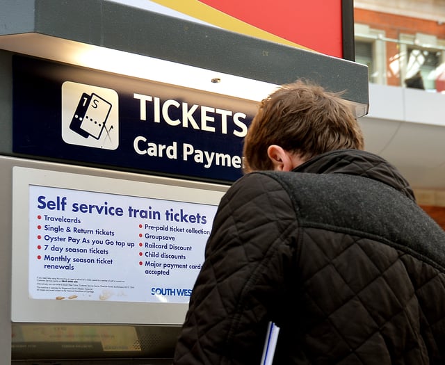  Somerset West and Taunton train station usage remains below pre-pandemic levels