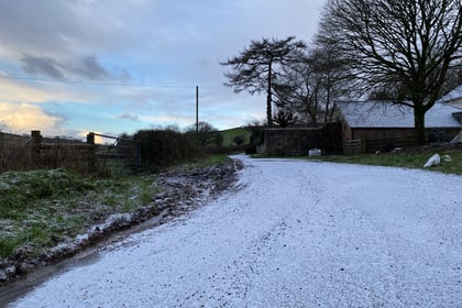 Snow and heavy frost across Somerset