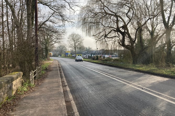 Blackbird Bends on the A38 near Wellington