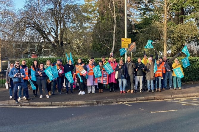 NEU teachers strike schools Somerset