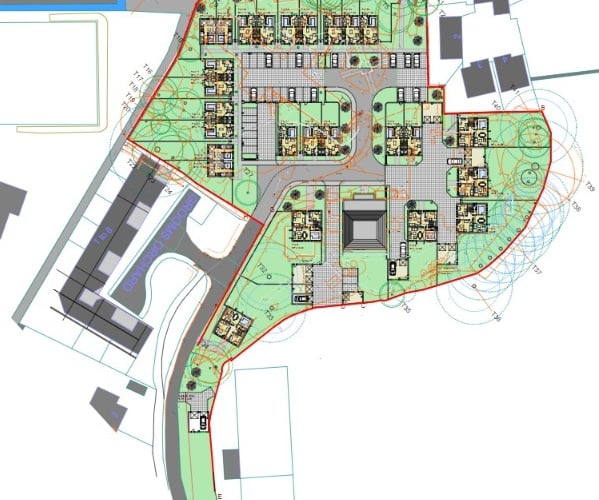 Plans for 29 flats at Popham Court in Wellington