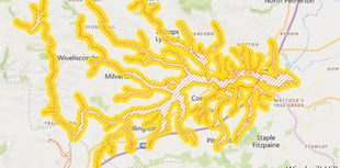 Flood alert issued as river levels rise around Bradford on Tone