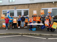 Junior doctors walk out of Musgrove over '27 per cent pay cut'