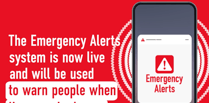 Emergency alert siren to activate on all mobile phones this month