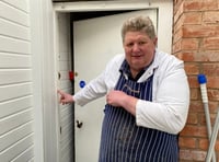 'Plonker' tries to break into Tim Potter's butchers shop