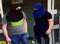 Masked men raid Wellington petrol station 