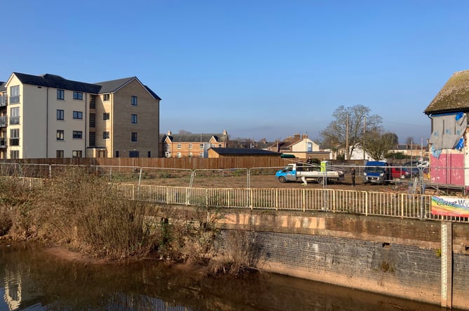 The proposed site of the car park on the former Poundstretcher site on the A3807 Wood Street in Taunton town centre