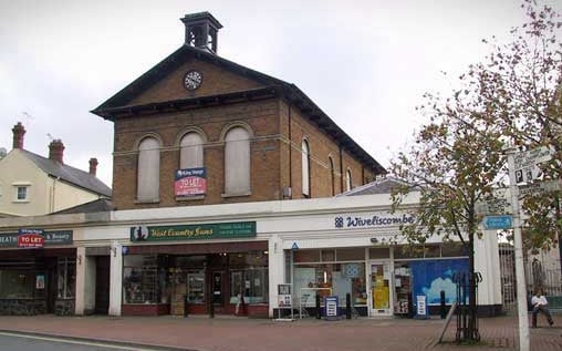 Wiveliscombe Town Hall as it is today.