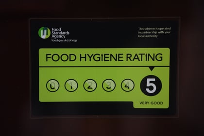Food hygiene ratings handed to 12 Somerset establishments