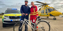 Air ambulance's cycle challenge