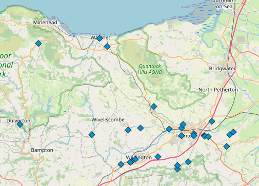 29 Speed cameras in Welington and West Somerset this week