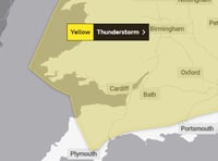 Met office thunder storms warning for Sunday