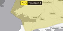 Met office thunder storms warning for Sunday