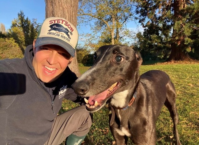 Ralph with his relieved owner Alex Osborn.