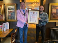 Mayor gifts 'Freedom Scroll' to the Iron Duke