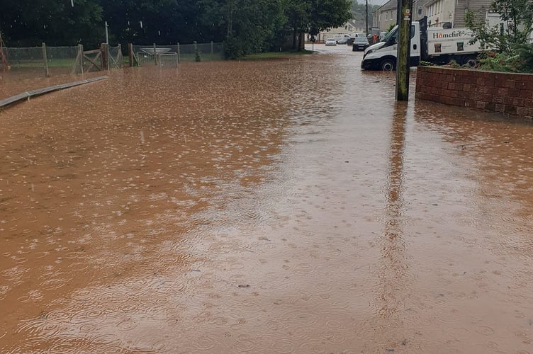 Oaken Ground and The Basins became one huge boating lake.