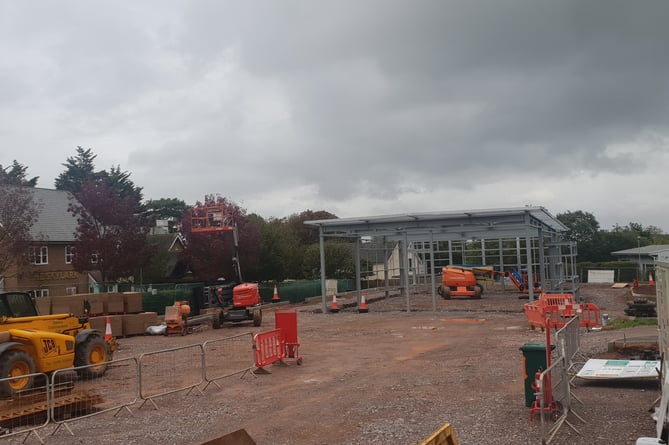 A new KFC restaurant is being built on Westpark business park, in Chelston, Wellington.