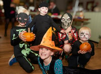 Halloween pumpkin carving at Rumwell