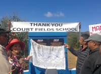 Court Fields helps bring clean water to Madagascar