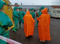 Firefighters train for major contamination incident