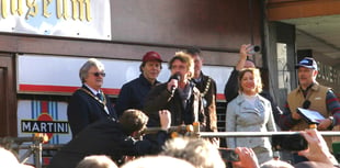 Richard Hammond mobbed by crowds at museum opening