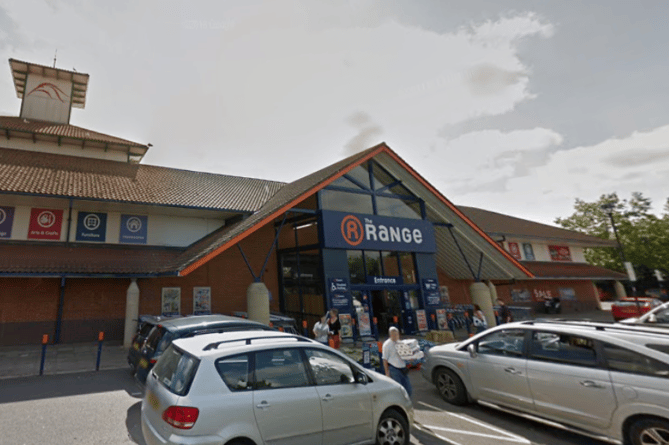 The Range, in Taunton, which has been fined for food hygiene offences.