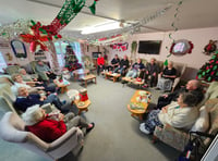 Residents' festive support for air ambulance