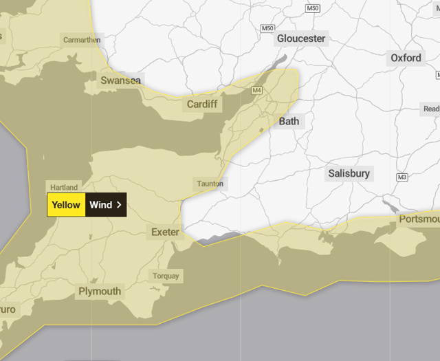 New Year's Eve party weather warnings