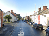 Motorists escape injury after town centre crash