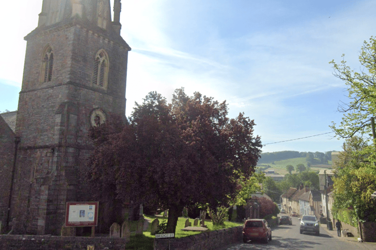 Bridge Street, Uffculme, was closed because of Wednesday's fire.