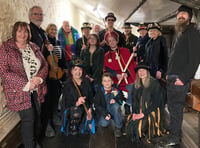 Morris dancing and folksong at the Welly Wassail 