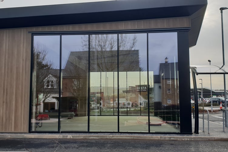 A view inside the near-complete KFC restaurant at Chelston, Wellington.