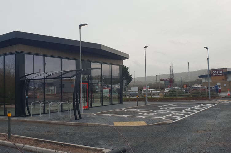 The new KFC rive-thru at Westpark business park, Chelston, Wellington.