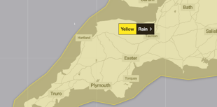 Heavy rain warning issued across Somerset 