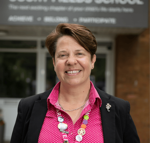 Court Fields School, Wellington, headteacher Polly Matthews.