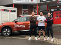 Nissan provide the motor for Jack in Stadium Challenge