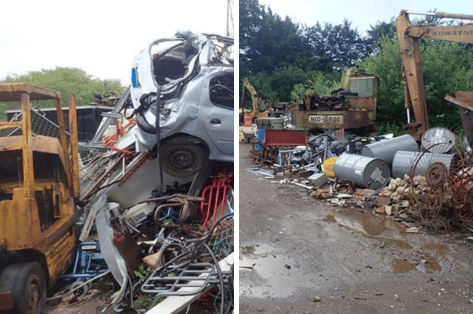 A Culmhead pensioner was fined after failing to remove waste near his home