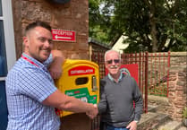 Community's successful crowdfunded for defibrillator  