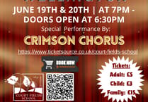 Crimson Chorus Glee Club presents 'West End Comes to Wellington' at Court Fields