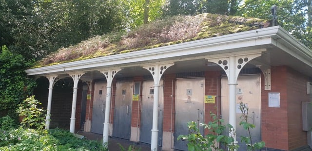 This photograph shows the run-down look of public toilets in North Street car park, Wellington, the future maintenance of which is currently subject to haggling between the town council and Somerset Council as the unitary authority threatens to close them unless the town takes ownership.