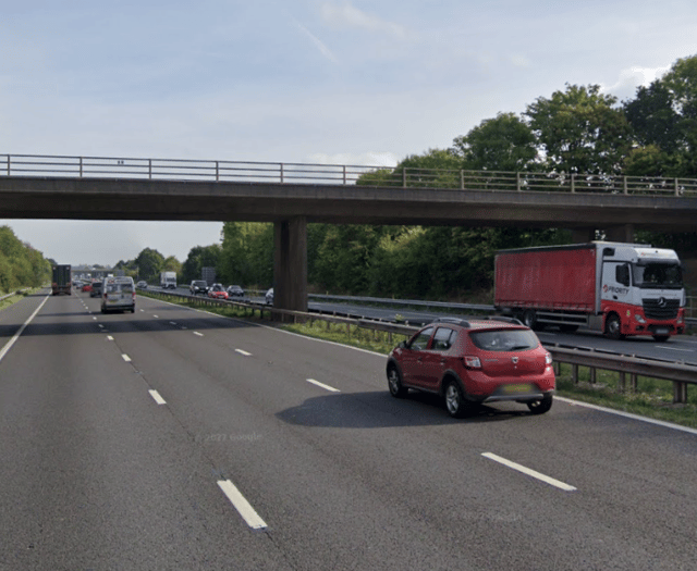 Police witness appeal after lorry smashes into motorway bridge