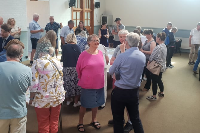 Hundreds of people attended a Persimmon Homes public consultation on proposed new housing in Popes Lane, Rockwell Green.