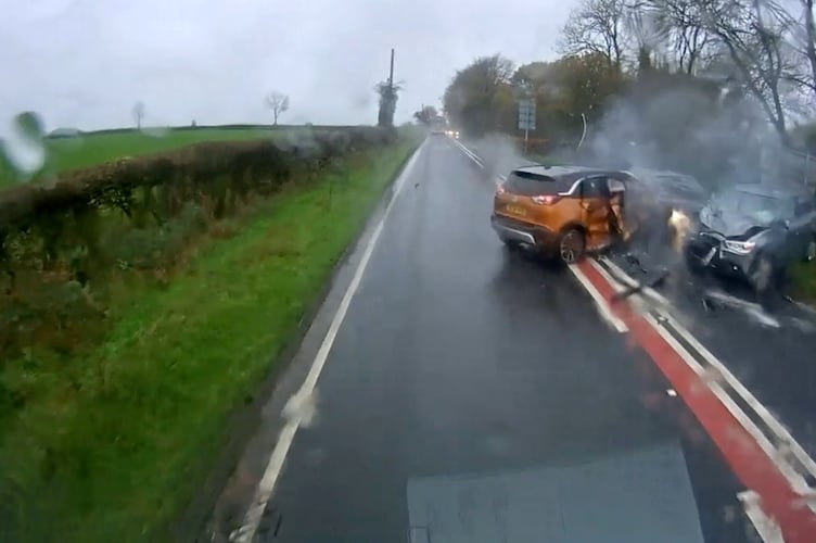 Norman Chai was trying to overtake a lorry on a 50mph stretch of the A30 near Upottery in the Blackdown Hills when he lost control in ‘terrible’ conditions