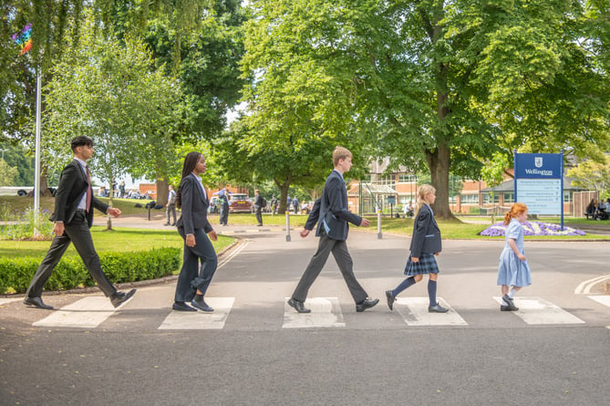 Wellington School students