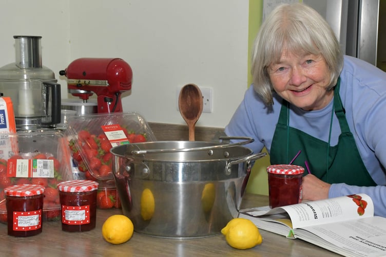 Fitzhead jam maker Janet Weeks. 