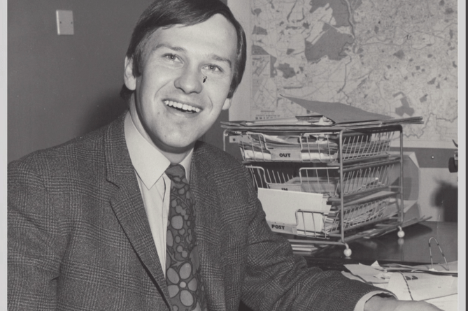 The late Richard Cottrell in his days at television company HTV.