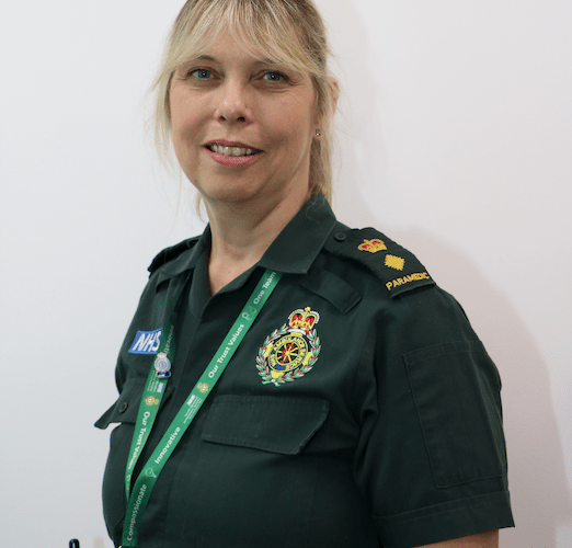 The ambulance service's Jane Whichello, who is doing a skydive to raise funds for voluntary first responders.